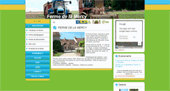 Desktop Screenshot of ferme-delamercy.com